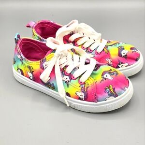Fab Kids, Size 1, Unicorn Shoes